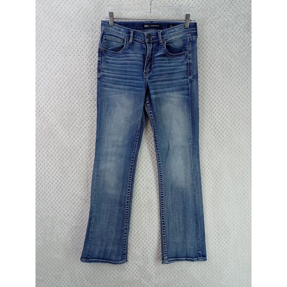 BKE Conner Bootcut Boys 16 Medium Wash Adjustable Jeans